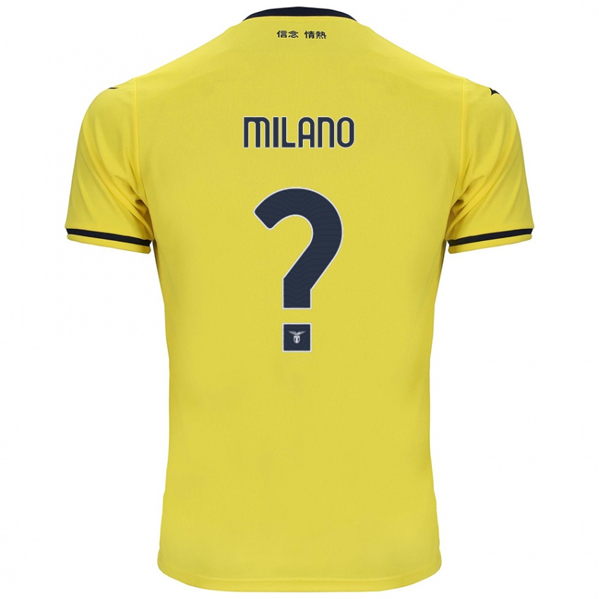 Niño Camiseta Alessandro Milano #0 Amarillo 2ª Equipación 2024/25 La Camisa Perú