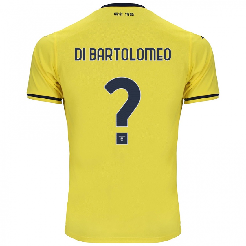 Niño Camiseta Damiano Di Bartolomeo #0 Amarillo 2ª Equipación 2024/25 La Camisa Perú