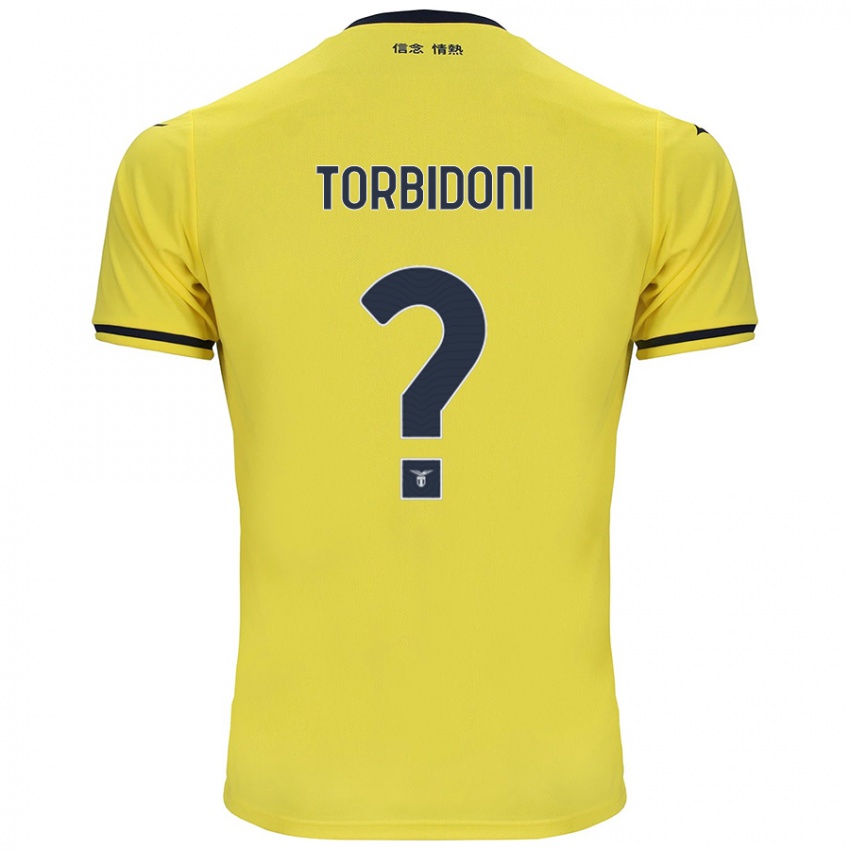 Niño Camiseta Marco Torbidoni #0 Amarillo 2ª Equipación 2024/25 La Camisa Perú