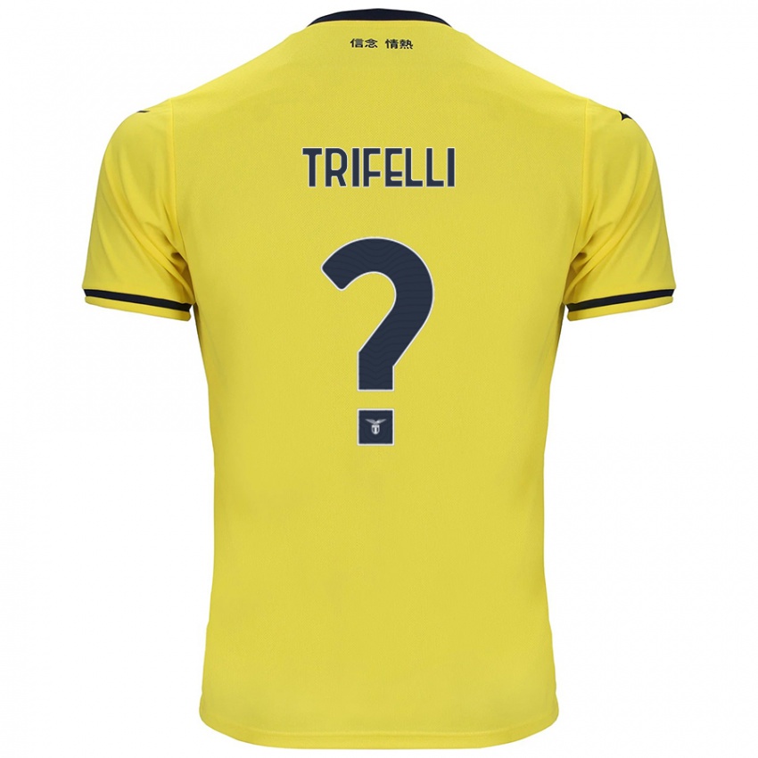 Niño Camiseta Cristiano Trifelli #0 Amarillo 2ª Equipación 2024/25 La Camisa Perú