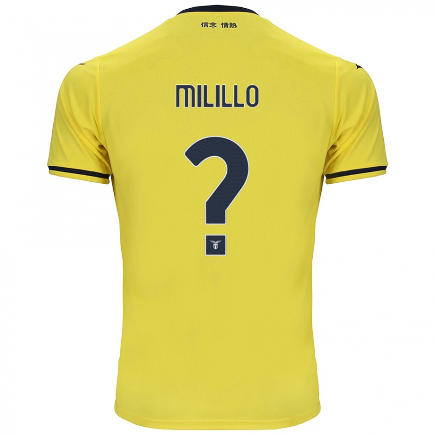 Niño Camiseta Flavio Milillo #0 Amarillo 2ª Equipación 2024/25 La Camisa Perú