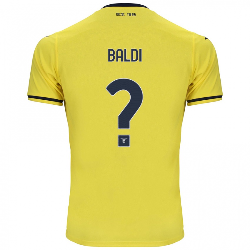 Niño Camiseta Mattia Santagostino Baldi #0 Amarillo 2ª Equipación 2024/25 La Camisa Perú