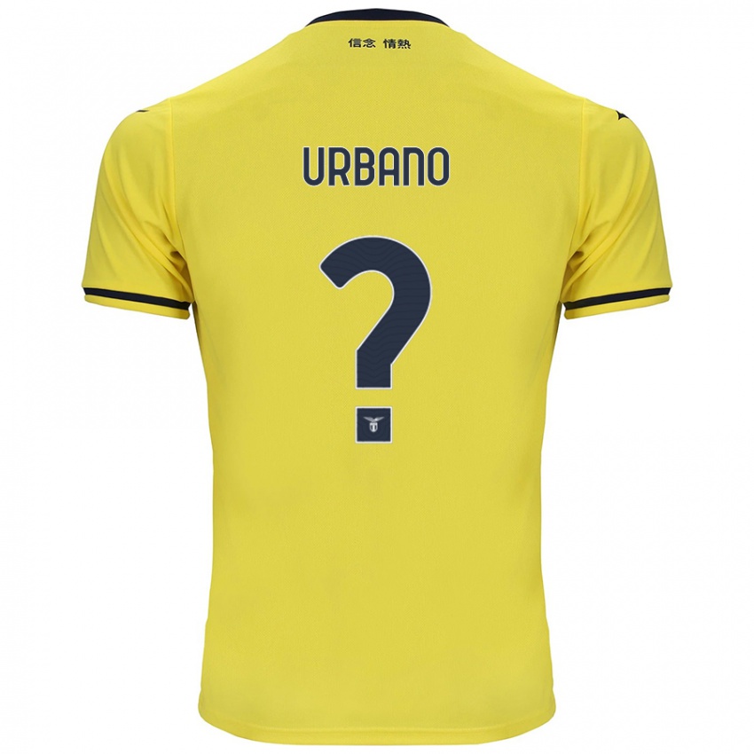 Niño Camiseta Nicolò Urbano #0 Amarillo 2ª Equipación 2024/25 La Camisa Perú