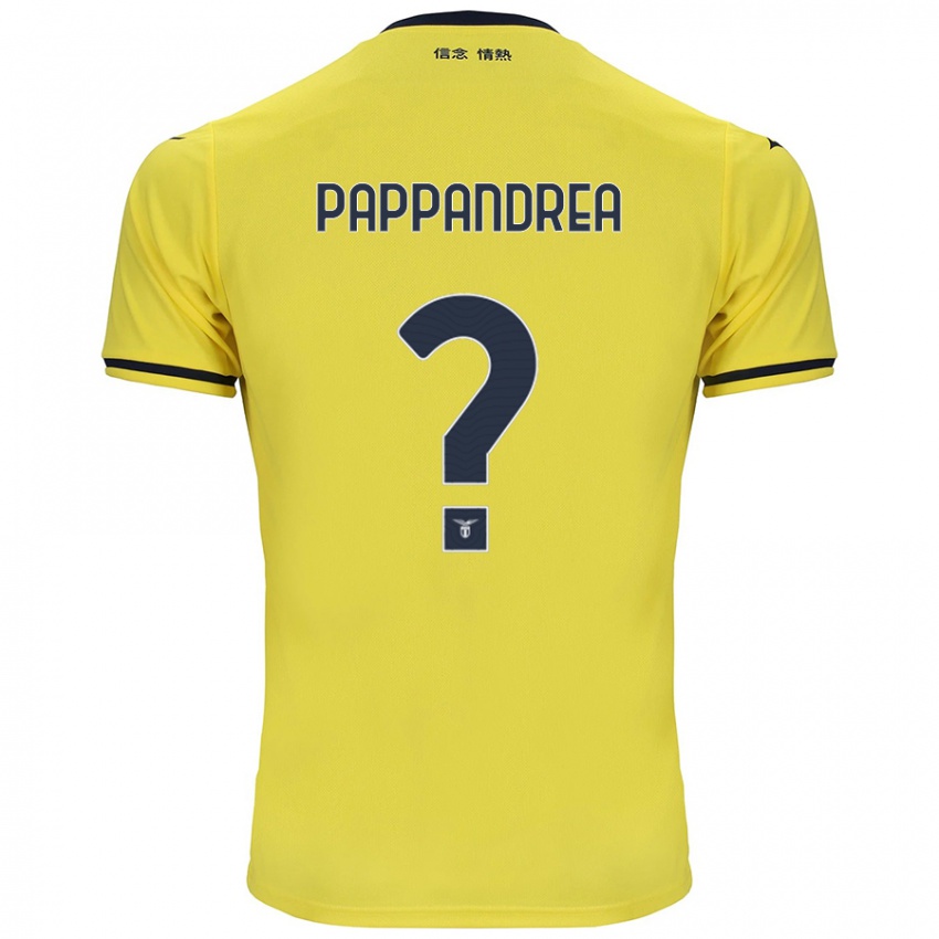 Niño Camiseta Filippo Pappandrea #0 Amarillo 2ª Equipación 2024/25 La Camisa Perú