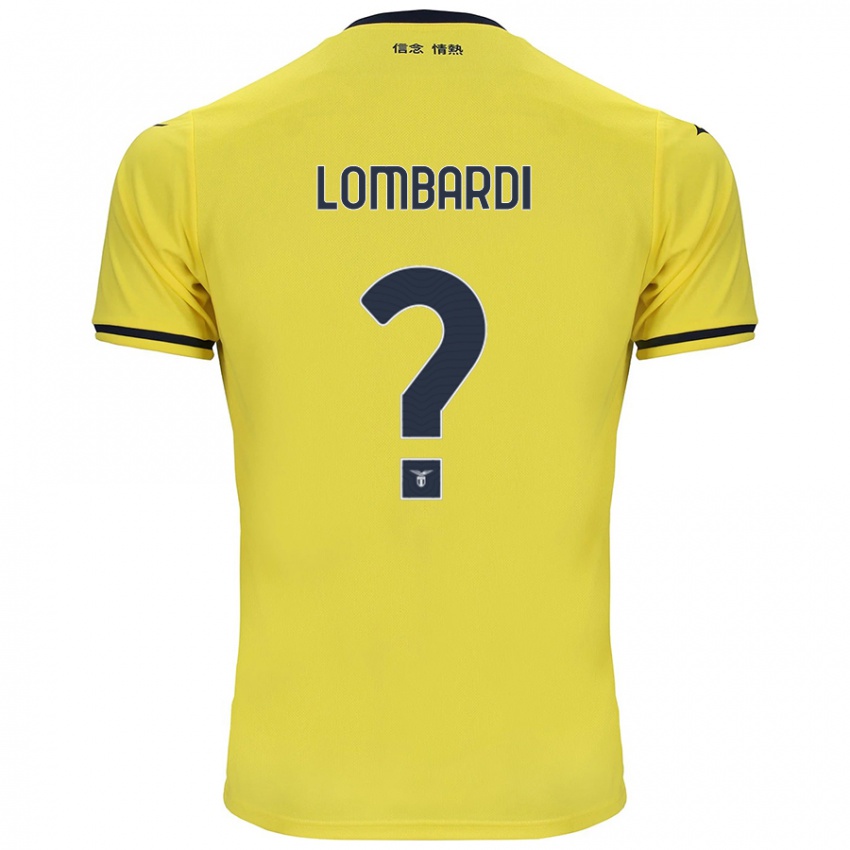 Niño Camiseta Pierlorenzo Lombardi #0 Amarillo 2ª Equipación 2024/25 La Camisa Perú