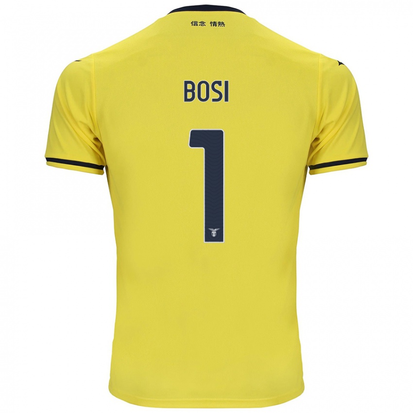 Niño Camiseta Gioele Bosi #1 Amarillo 2ª Equipación 2024/25 La Camisa Perú