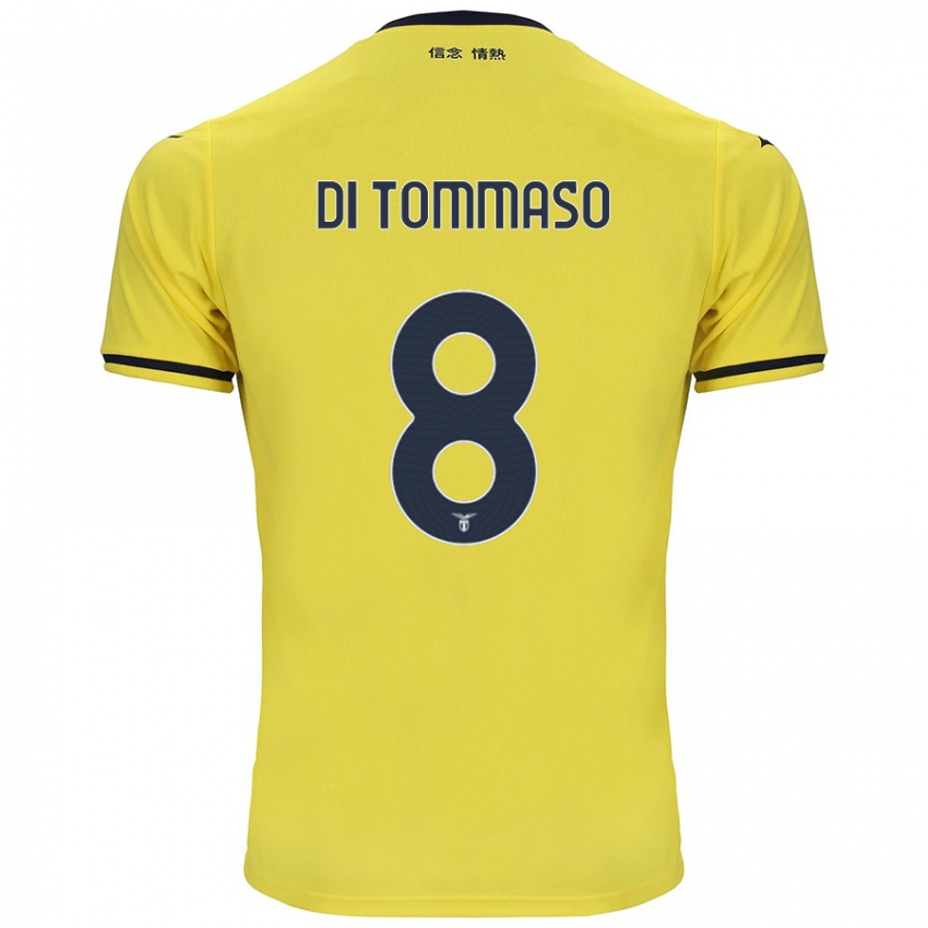 Niño Camiseta Leonardo Di Tommaso #8 Amarillo 2ª Equipación 2024/25 La Camisa Perú