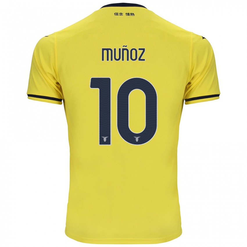 Niño Camiseta Cristo Muñoz #10 Amarillo 2ª Equipación 2024/25 La Camisa Perú