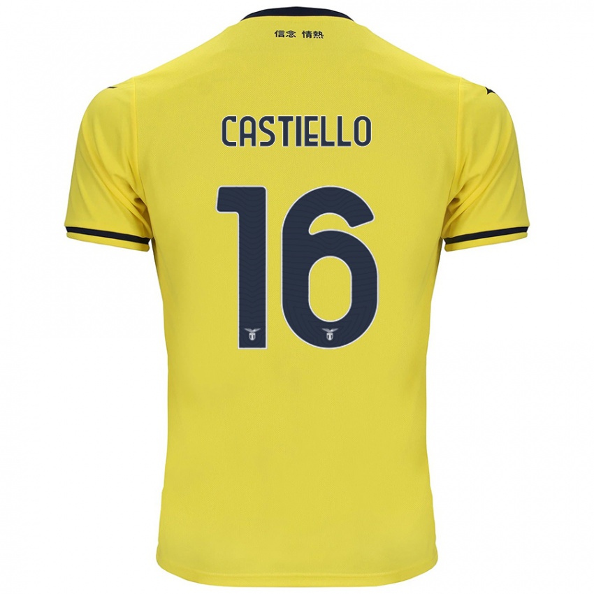 Niño Camiseta Antonietta Castiello #16 Amarillo 2ª Equipación 2024/25 La Camisa Perú