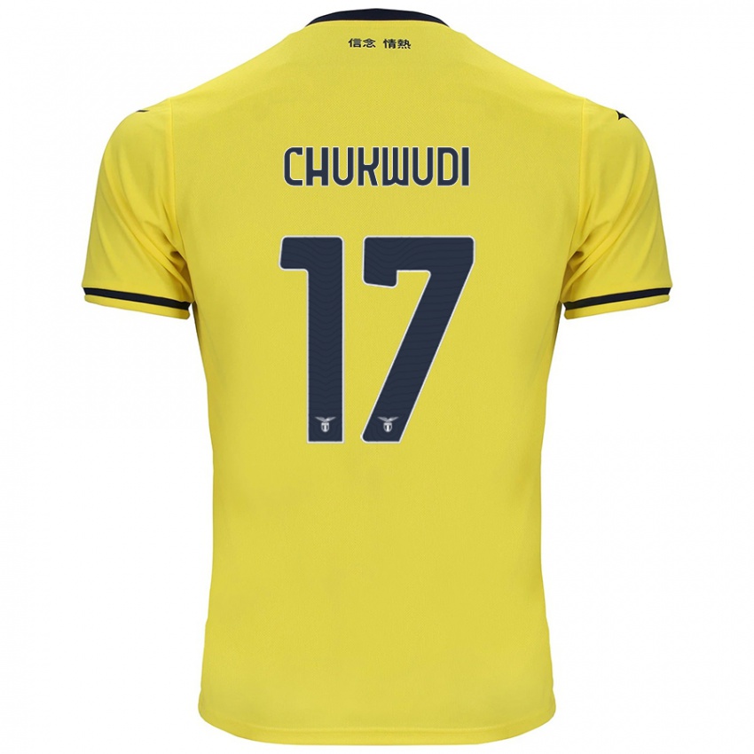 Niño Camiseta Ogonna Franca Chukwudi #17 Amarillo 2ª Equipación 2024/25 La Camisa Perú