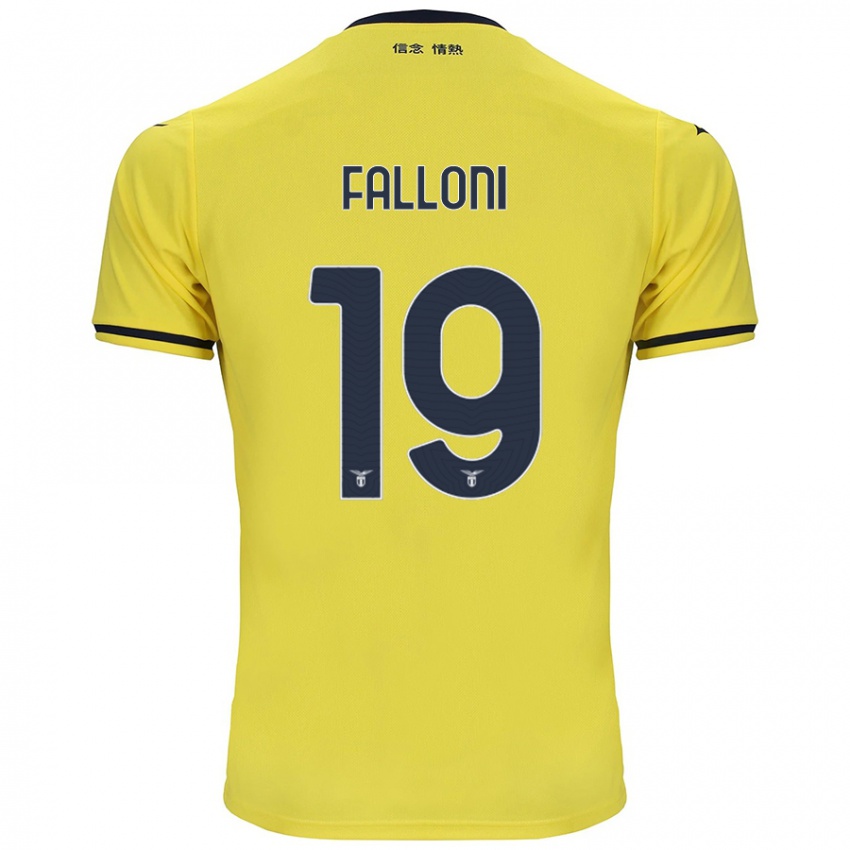 Niño Camiseta Ludovica Falloni #19 Amarillo 2ª Equipación 2024/25 La Camisa Perú