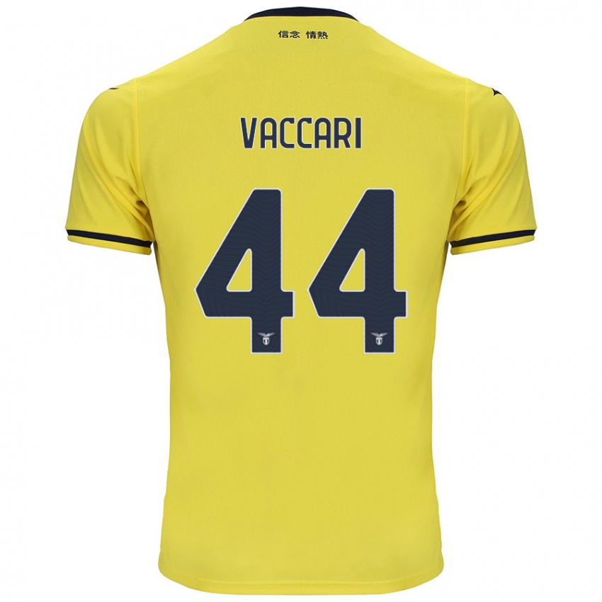 Niño Camiseta Flavia Vaccari #44 Amarillo 2ª Equipación 2024/25 La Camisa Perú