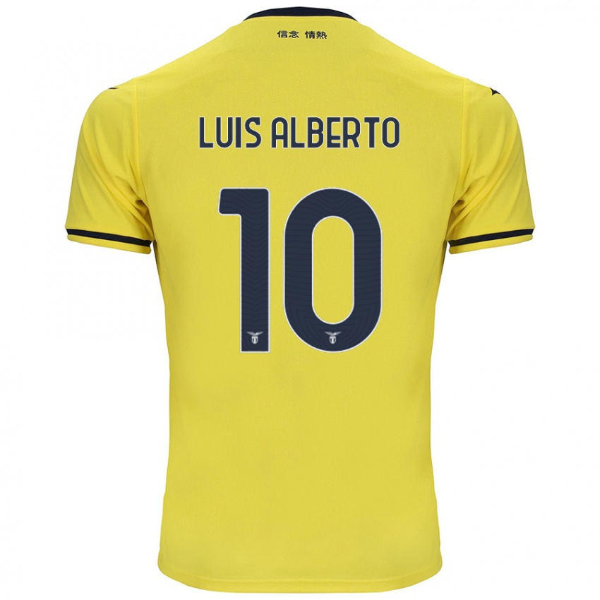 Niño Camiseta Luis Alberto #10 Amarillo 2ª Equipación 2024/25 La Camisa Perú