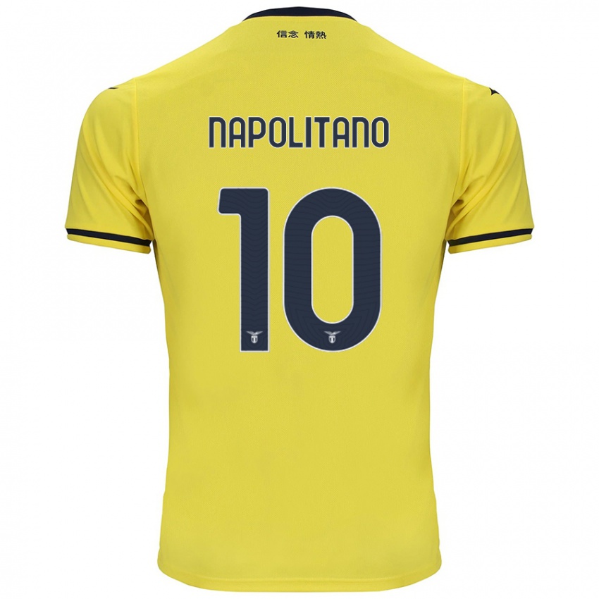 Niño Camiseta Luca Napolitano #10 Amarillo 2ª Equipación 2024/25 La Camisa Perú