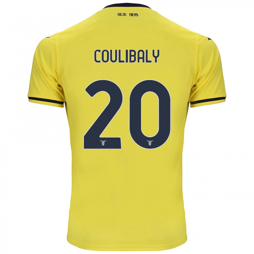 Niño Camiseta Larsson Coulibaly #20 Amarillo 2ª Equipación 2024/25 La Camisa Perú