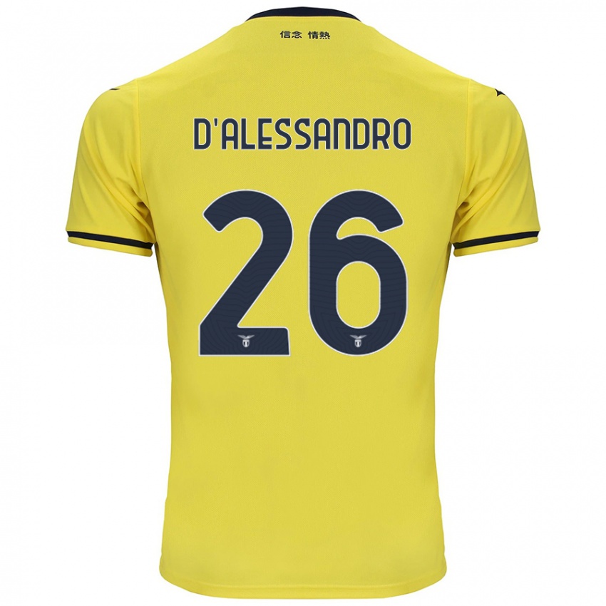 Niño Camiseta Mattya D'alessandro #26 Amarillo 2ª Equipación 2024/25 La Camisa Perú