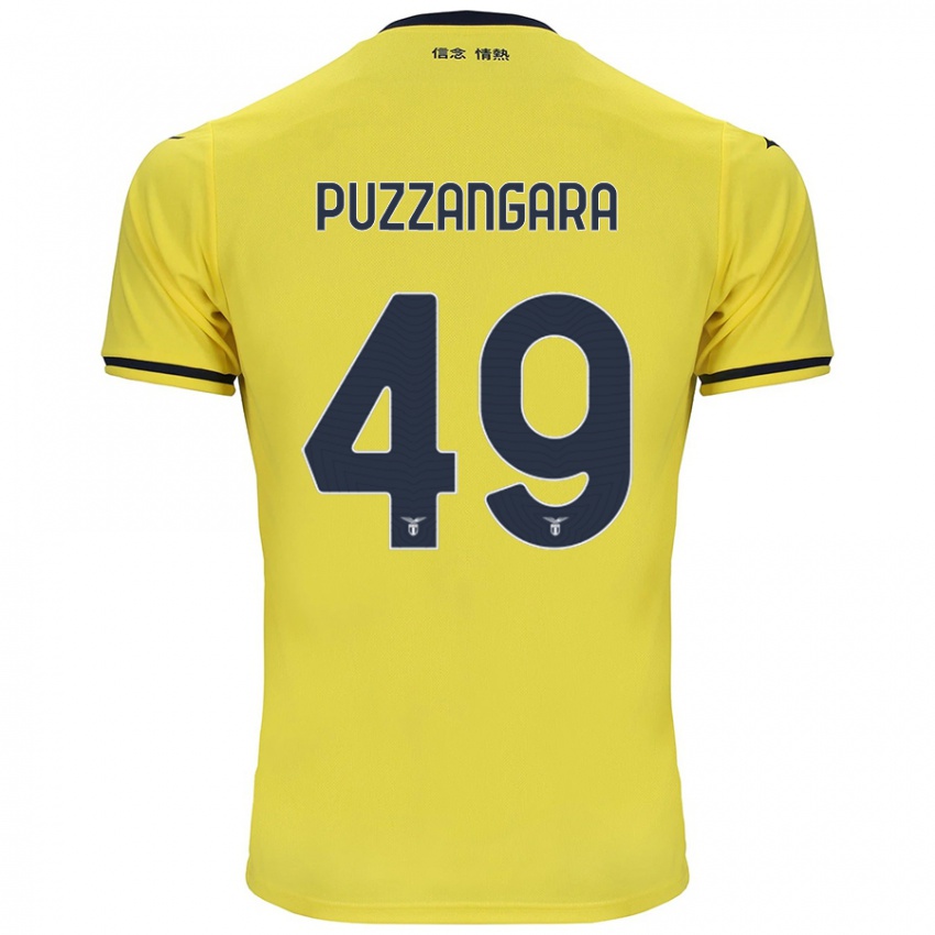 Niño Camiseta Angelo Antonio Puzzangara #49 Amarillo 2ª Equipación 2024/25 La Camisa Perú