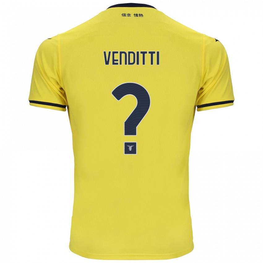 Niño Camiseta Pietro Venditti #0 Amarillo 2ª Equipación 2024/25 La Camisa Perú