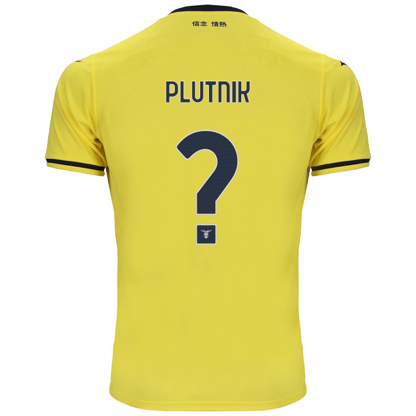 Niño Camiseta Artem Plutnik #0 Amarillo 2ª Equipación 2024/25 La Camisa Perú