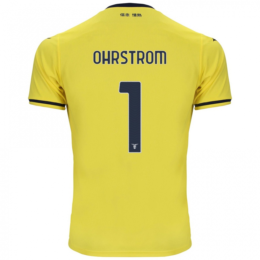 Niño Camiseta Stephanie Ohrstrom #1 Amarillo 2ª Equipación 2024/25 La Camisa Perú