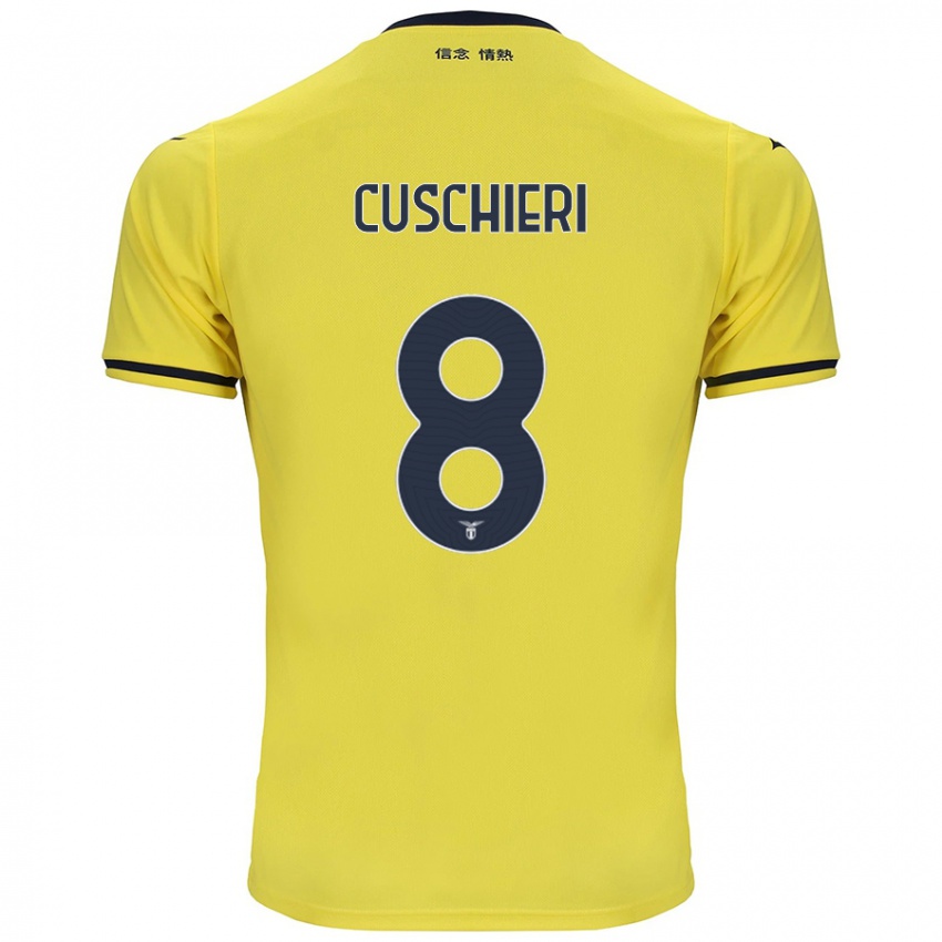 Niño Camiseta Rachel Cuschieri #8 Amarillo 2ª Equipación 2024/25 La Camisa Perú