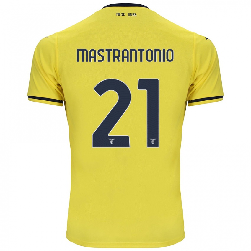 Niño Camiseta Ella Mastrantonio #21 Amarillo 2ª Equipación 2024/25 La Camisa Perú