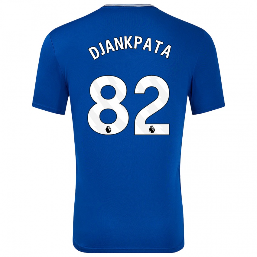 Hombre Camiseta Halid Djankpata #82 Azul Con 1ª Equipación 2024/25 La Camisa Perú