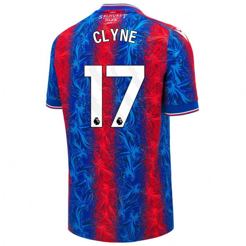 Hombre Camiseta Nathaniel Clyne #17 Rayas Rojas Y Azules 1ª Equipación 2024/25 La Camisa Perú