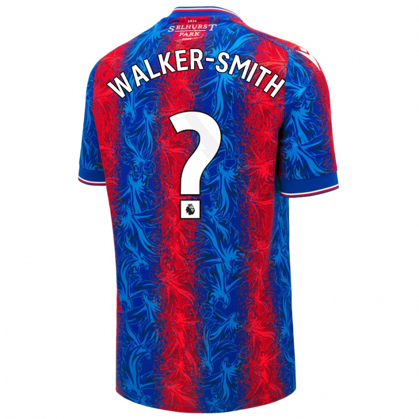 Hombre Camiseta Charlie Walker-Smith #0 Rayas Rojas Y Azules 1ª Equipación 2024/25 La Camisa Perú