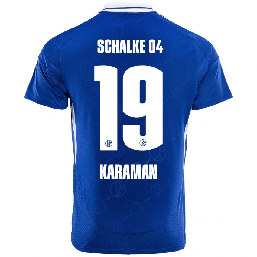 Hombre Camiseta Kenan Karaman #19 Azul Real 1ª Equipación 2024/25 La Camisa Perú