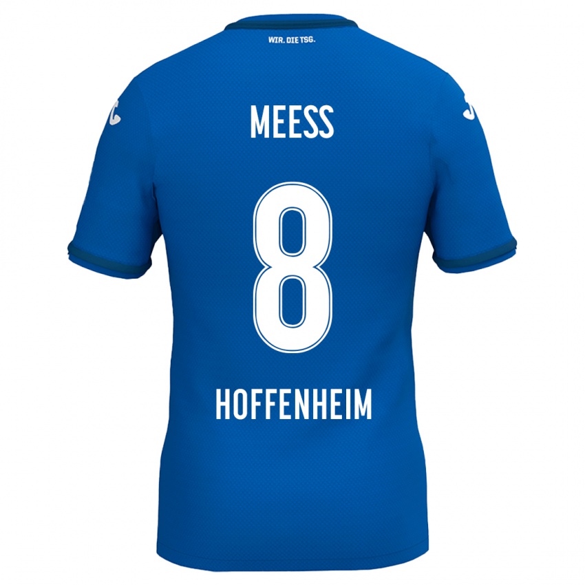 Hombre Camiseta Jakob Meeß #8 Azul Real 1ª Equipación 2024/25 La Camisa Perú