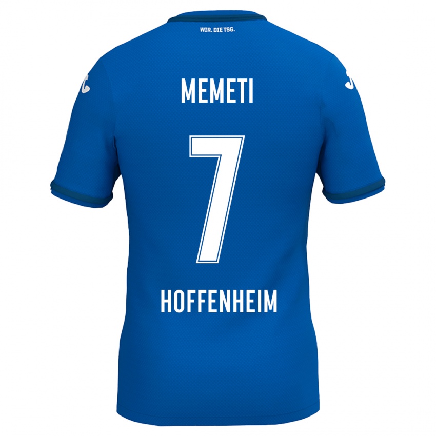 Hombre Camiseta Erëleta Memeti #7 Azul Real 1ª Equipación 2024/25 La Camisa Perú