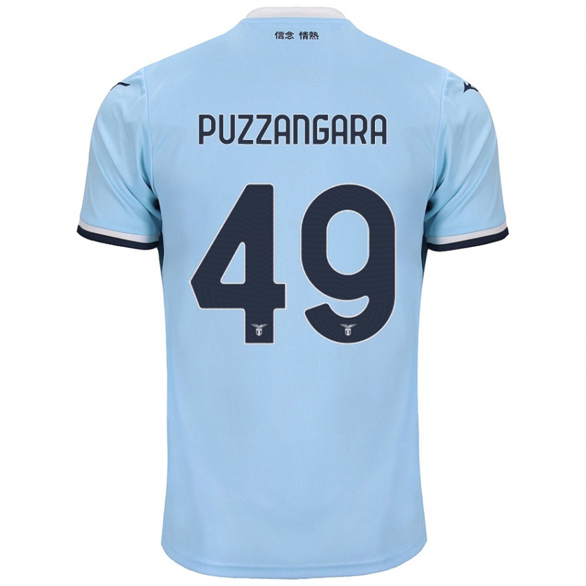 Hombre Camiseta Angelo Antonio Puzzangara #49 Azul 1ª Equipación 2024/25 La Camisa Perú