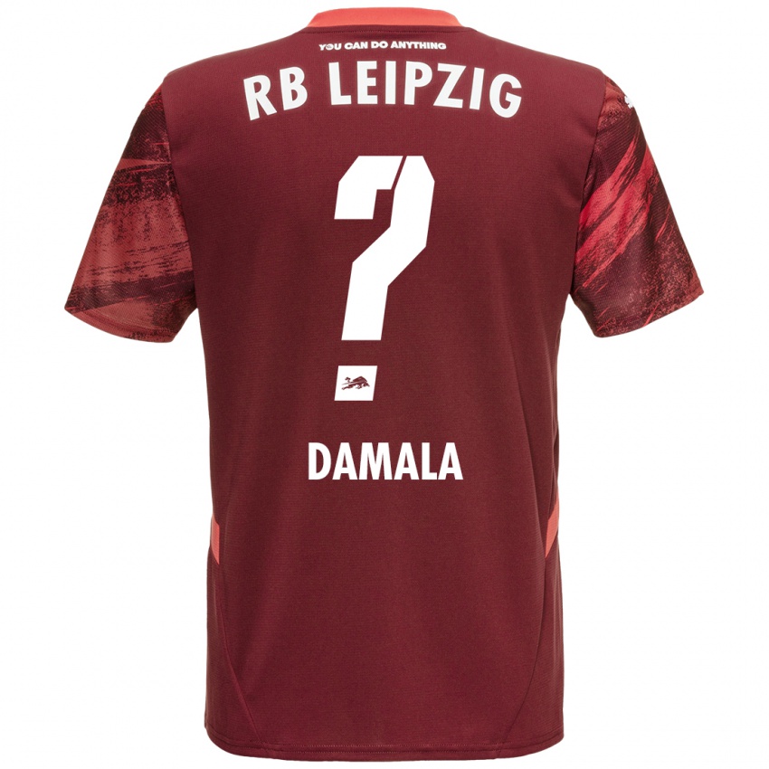 Hombre Camiseta Bilal Damala #0 Borgoña 2ª Equipación 2024/25 La Camisa Perú