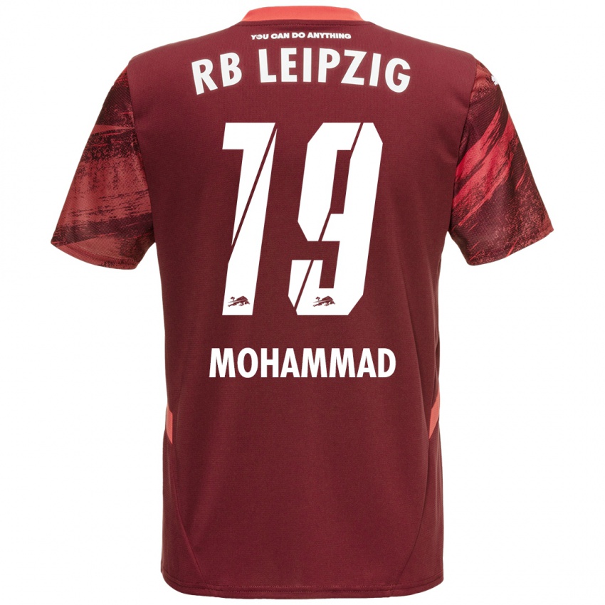 Hombre Camiseta Sammy Mohammad #19 Borgoña 2ª Equipación 2024/25 La Camisa Perú