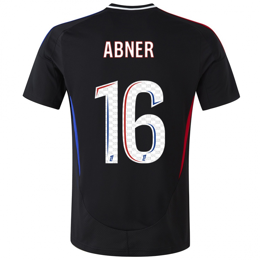 Hombre Camiseta Abner #16 Negro 2ª Equipación 2024/25 La Camisa Perú