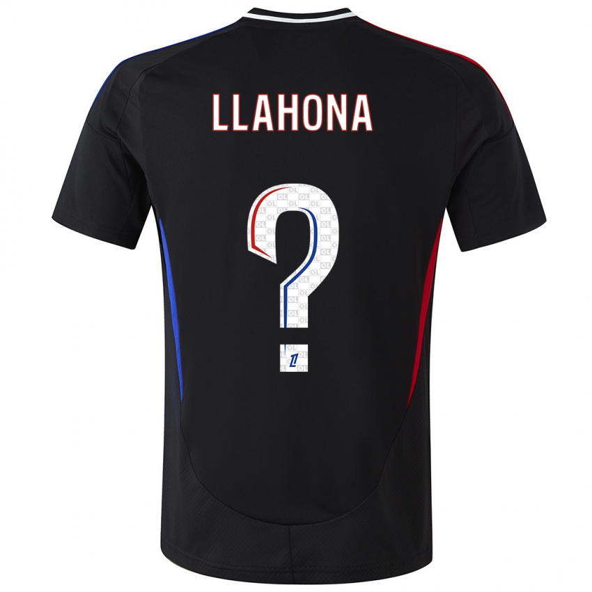 Hombre Camiseta Yann Llahona #0 Negro 2ª Equipación 2024/25 La Camisa Perú