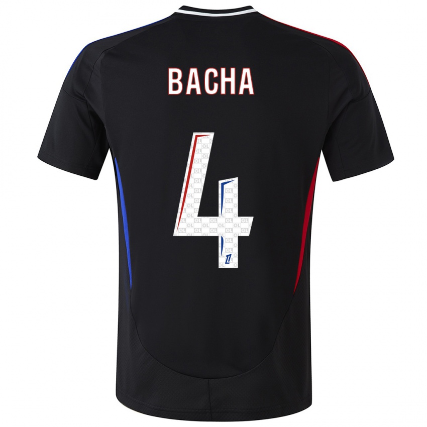 Hombre Camiseta Selma Bacha #4 Negro 2ª Equipación 2024/25 La Camisa Perú