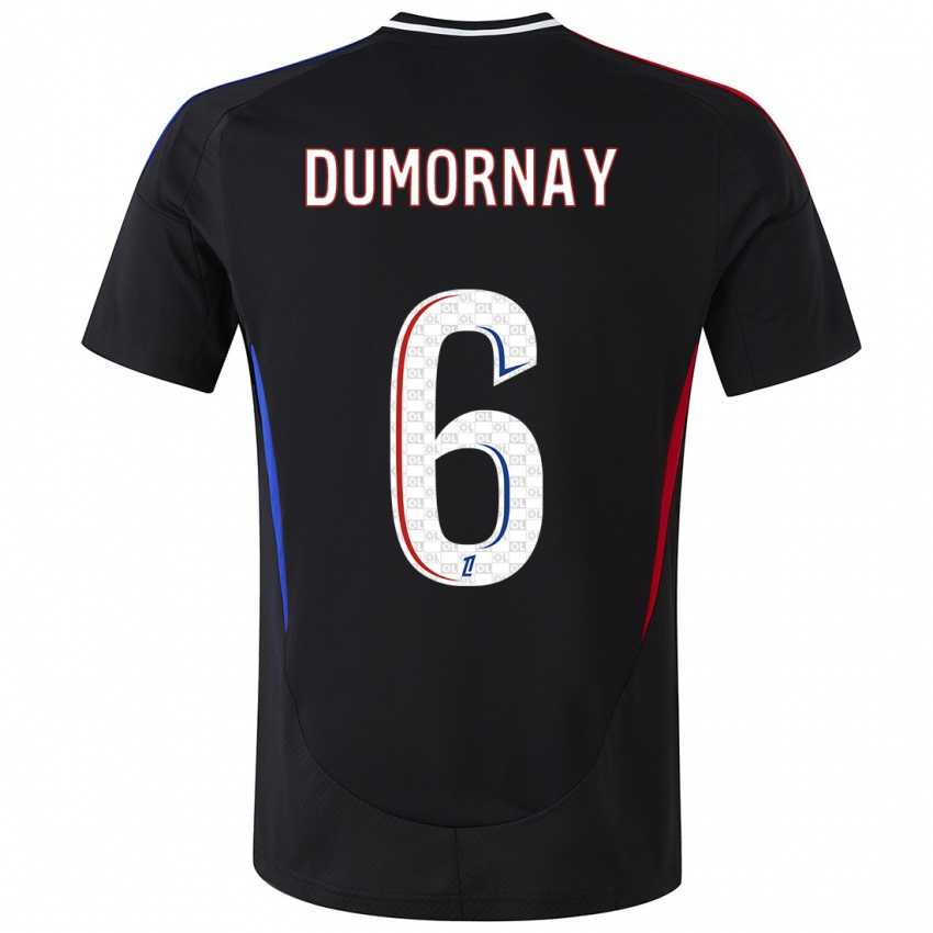 Hombre Camiseta Melchie Dumornay #6 Negro 2ª Equipación 2024/25 La Camisa Perú