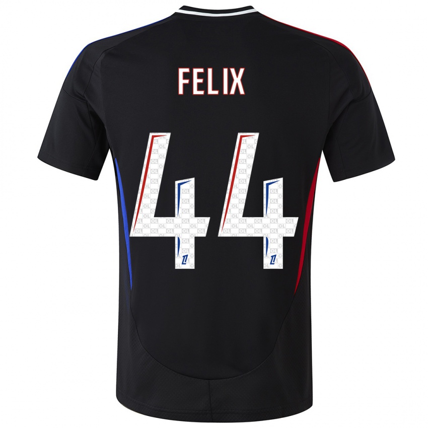 Hombre Camiseta Marley Felix #44 Negro 2ª Equipación 2024/25 La Camisa Perú