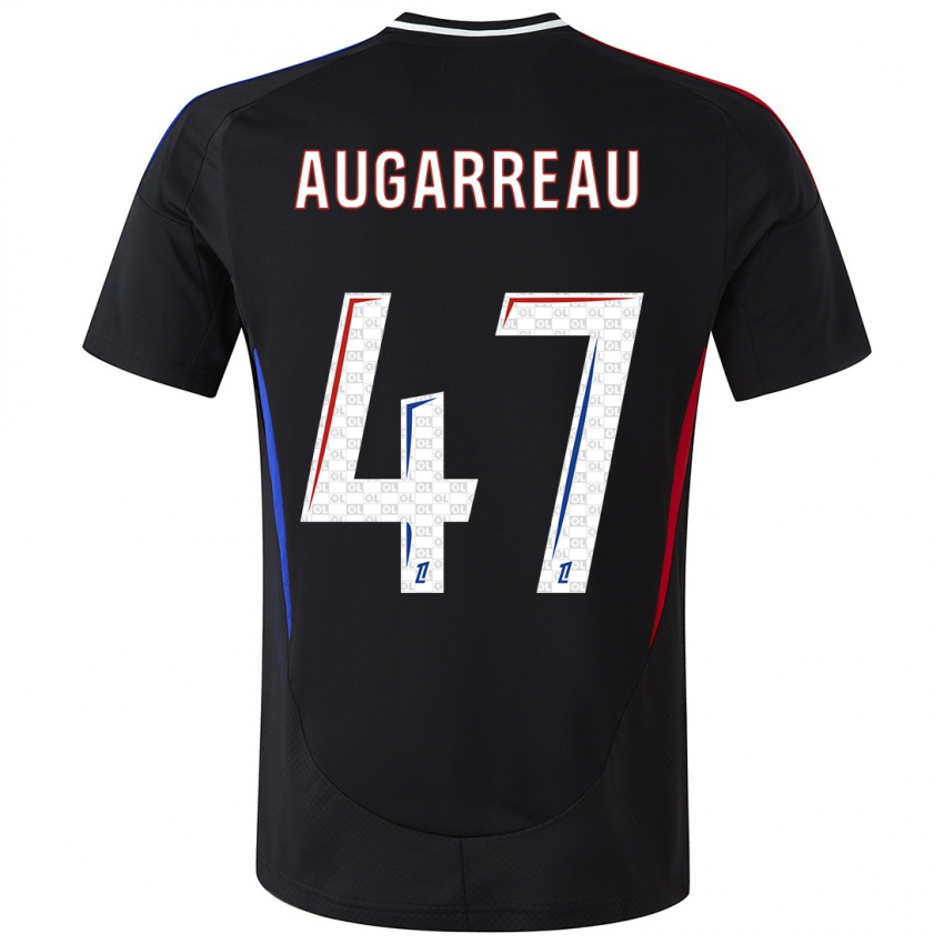 Hombre Camiseta Sofiane Augarreau #47 Negro 2ª Equipación 2024/25 La Camisa Perú