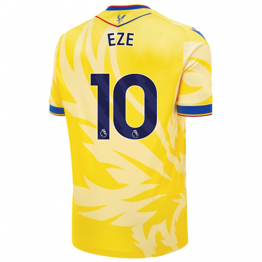 Hombre Camiseta Eberechi Eze #10 Amarillo 2ª Equipación 2024/25 La Camisa Perú