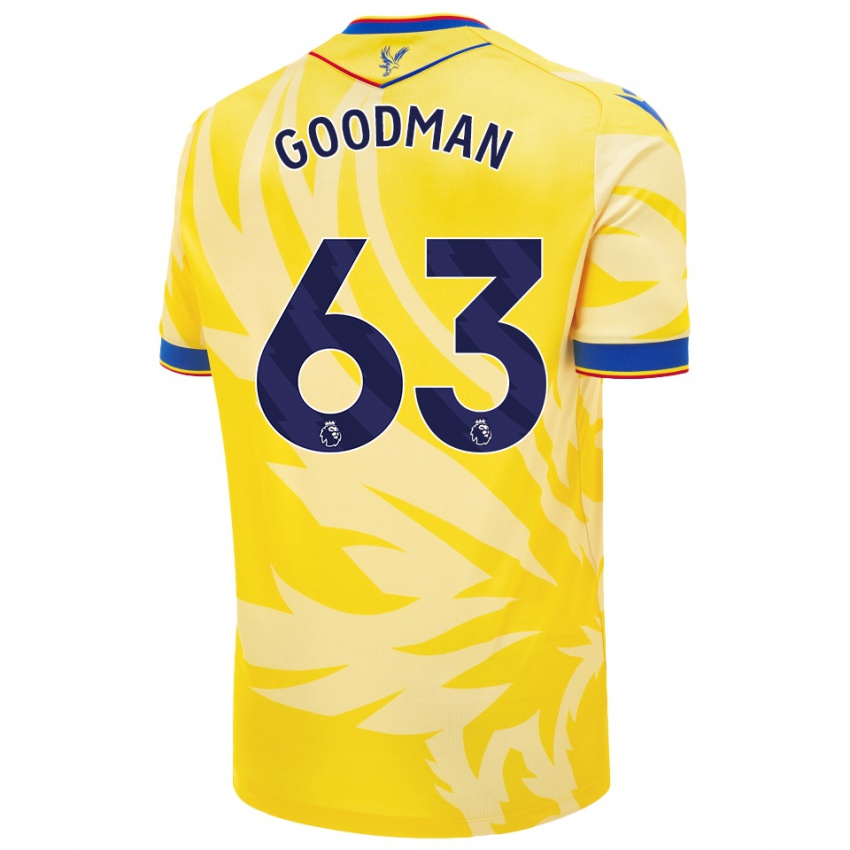 Hombre Camiseta Owen Goodman #63 Amarillo 2ª Equipación 2024/25 La Camisa Perú