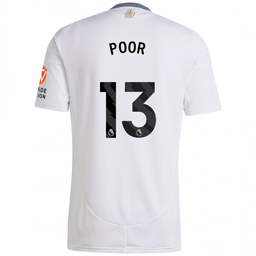 Hombre Camiseta Sophia Poor #13 Blanco 2ª Equipación 2024/25 La Camisa Perú