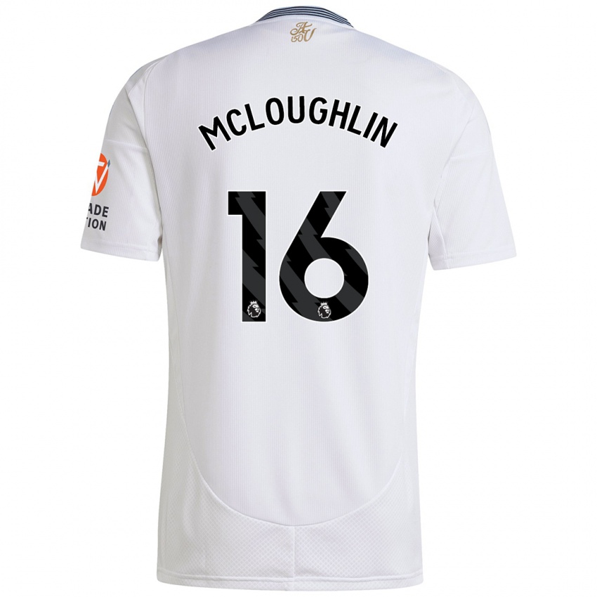 Hombre Camiseta Olivia Mcloughlin #16 Blanco 2ª Equipación 2024/25 La Camisa Perú