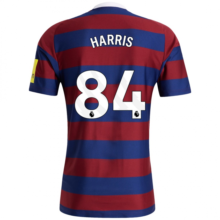 Hombre Camiseta Aidan Harris #84 Burdeos Azul Marino 2ª Equipación 2024/25 La Camisa Perú