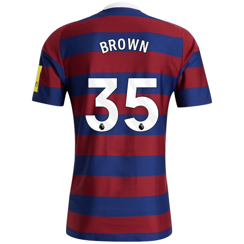 Hombre Camiseta Will Brown #35 Burdeos Azul Marino 2ª Equipación 2024/25 La Camisa Perú