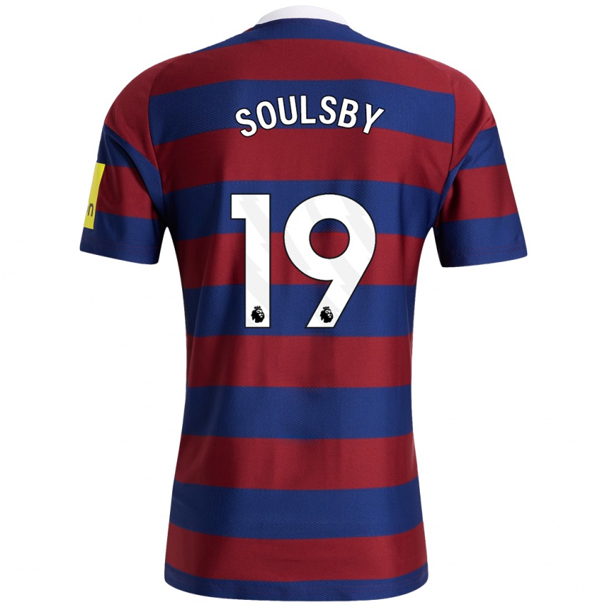 Hombre Camiseta Anna Soulsby #19 Burdeos Azul Marino 2ª Equipación 2024/25 La Camisa Perú