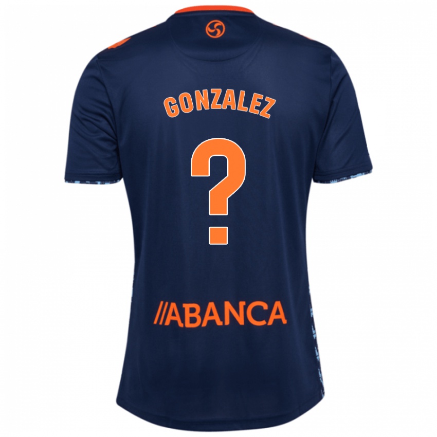 Hombre Camiseta Marcos González #0 Azul Marino 2ª Equipación 2024/25 La Camisa Perú