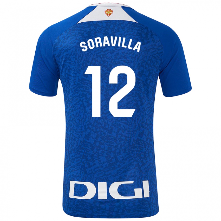 Hombre Camiseta Ander Soravilla #12 Azul Real 2ª Equipación 2024/25 La Camisa Perú